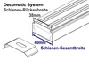 Artikelbild des Artikels “Decomatic-Deckenclip Weiß für Vertikal-Jalousie – passend für Schiene 40 × 25 mm “