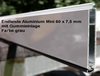 Artikelbild des Artikels “ZUSCHNITT Premium Aluminium Endleiste 60 x 7,5 mm für Rollladen Farbe weiss, grau, silber oder braun “
