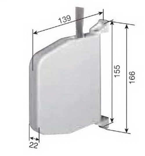 Artikelbild 1 des Artikels “Rolladen Gurtwickler Mini ohne Gurt Farbe weiss + braun “