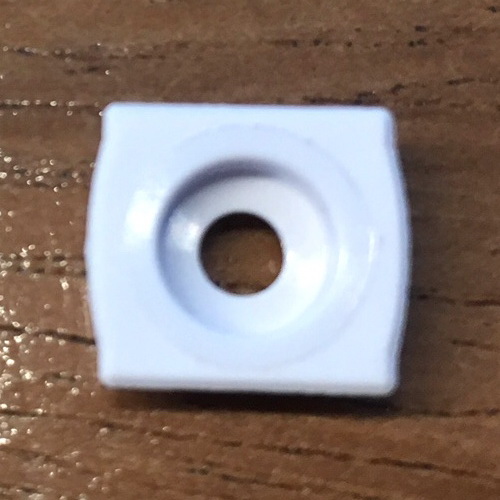 Artikelbild 1 des Artikels “Premium Halteplatte weiß mit Schraube und Verdrehsicherung “