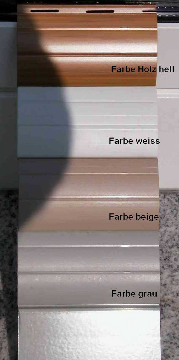 Artikelbild 1 des Artikels “ZUSCHNITT Rollladen PVC Profil 38 mm nach Hagelschlag für Reparaturen “