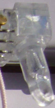 Artikelbild 2 des Artikels “Schnurschloss / Getriebe (Plexi) für 25 mm Jalousien – passend für Oberleiste 19 × 27 mm “