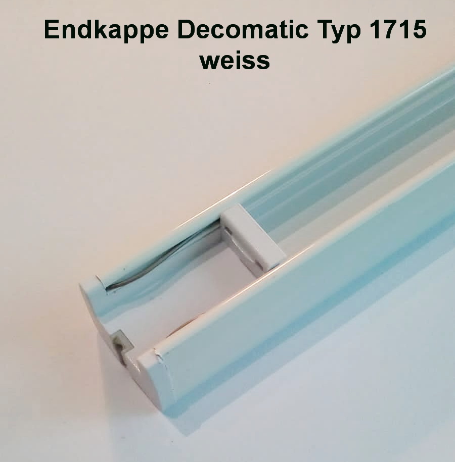 Artikelbild 2 des Artikels “Endkappe Premium Decomatic Farbe weiss “