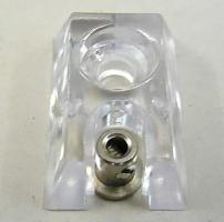 Artikelbild 2 des Artikels “Spannbock Nr. 3 für 25 mm Jalousien – Plexi mit Seilklemmschraube “