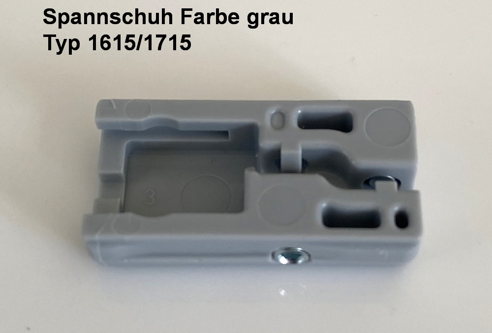 Artikelbild 2 des Artikels “Premium Spannschuh für Halteplatte Farbe grau “