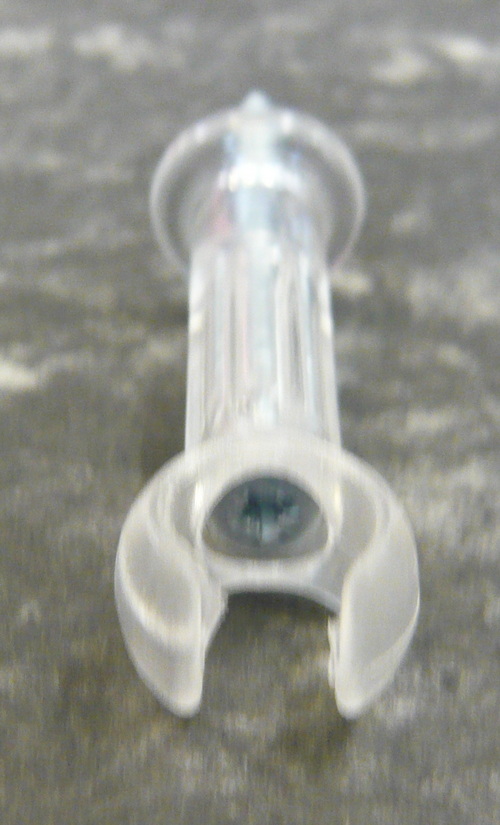 Artikelbild 2 des Artikels “Wendestabhalter Plexi zum Schrauben – für 25 mm Jalousien “