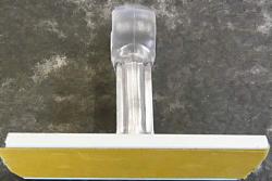 Artikelbild 3 des Artikels “Wendestabhalter Plexi zum Kleben – für 25 mm Jalousien, weiße Klebeplatte “