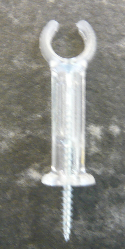 Artikelbild 3 des Artikels “Wendestabhalter Plexi zum Schrauben – für 25 mm Jalousien “
