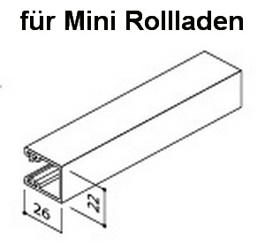 Artikelbild 4 des Artikels “ZUSCHNITT F Führungsschienen für Mini Rollladen “
