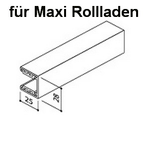 Artikelbild 4 des Artikels “ZUSCHNITT SF Führungsschienen für Maxi Rollladen “